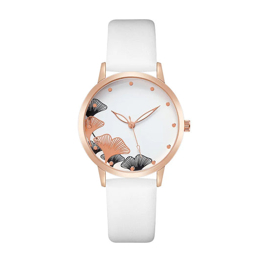 Orologio Donna Quarzo Cinturino Similpelle Elegante Moda Casual