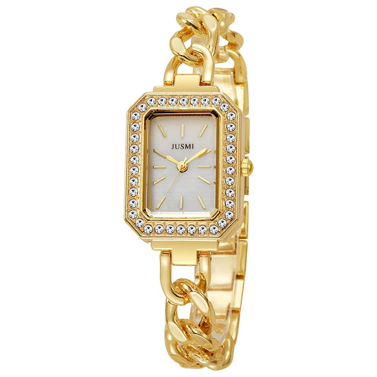 Orologio Donna Elegante Moda Casual Quarzo Cinturino e Cassa in Lega