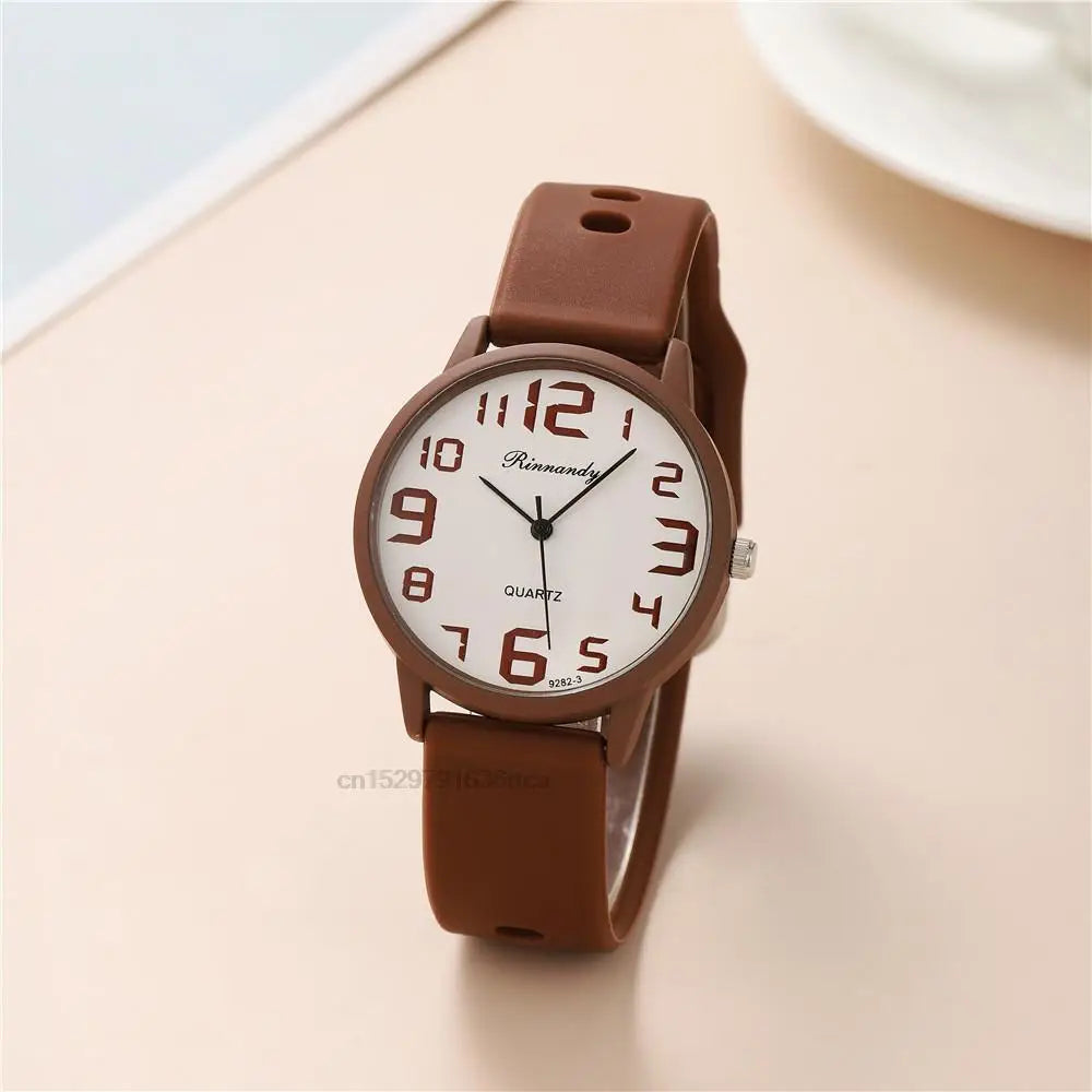 Orologio Donna Quarzo Cinturino Silicone – Quadrante 36 mm Stile Moda Casual