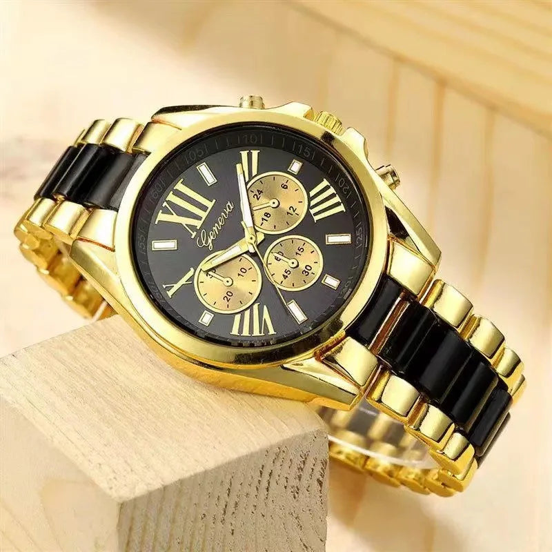 Orologio Uomo Acciaio Quarzo Elegante Quadrante 42mm