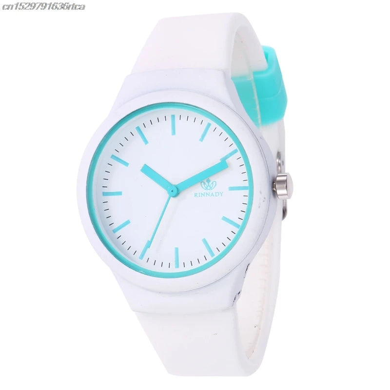 Orologio Donna Quarzo Casual Moda Cinturino Silicone