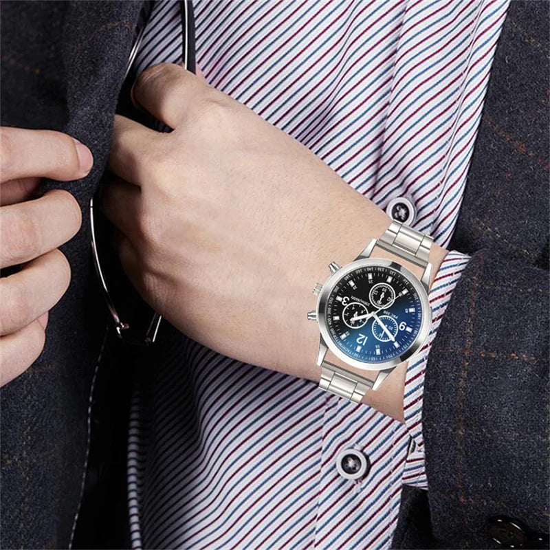 Orologio Uomo Lega Elegante Quarzo Quadrante 40 mm Stile Semplice