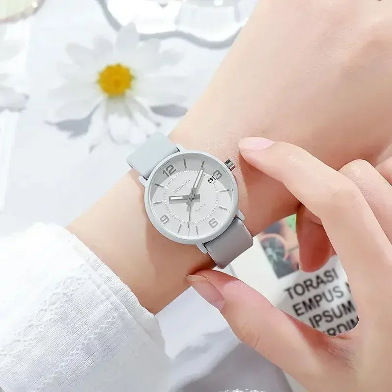 Orologio Donna Digitale Impermeabile Quarzo Cinturino Silicone Moda Casual