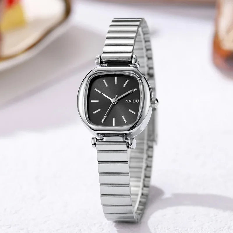 Orologio Donna Quarzo Elegante con Cinturino in Lega Moda Casual