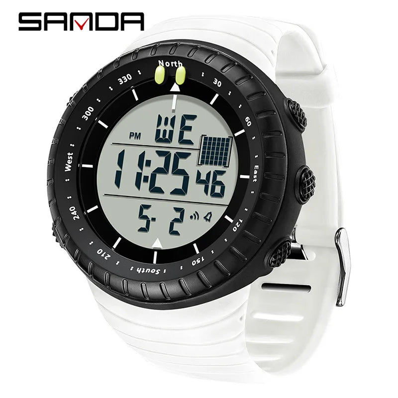 Orologio Uomo Sportivo Digitale LED Multifunzione Sveglia Cronografo Resistente