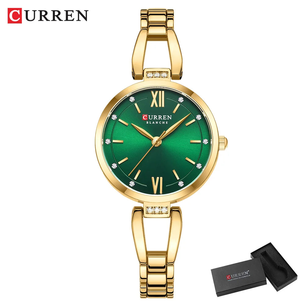 Orologio Donna 30mm Quarzo Elegante Acciaio Moda Casual