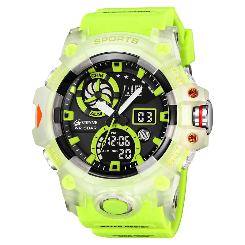Orologio Sportivo Uomo Cronografo Digitale, Resistente all’acqua