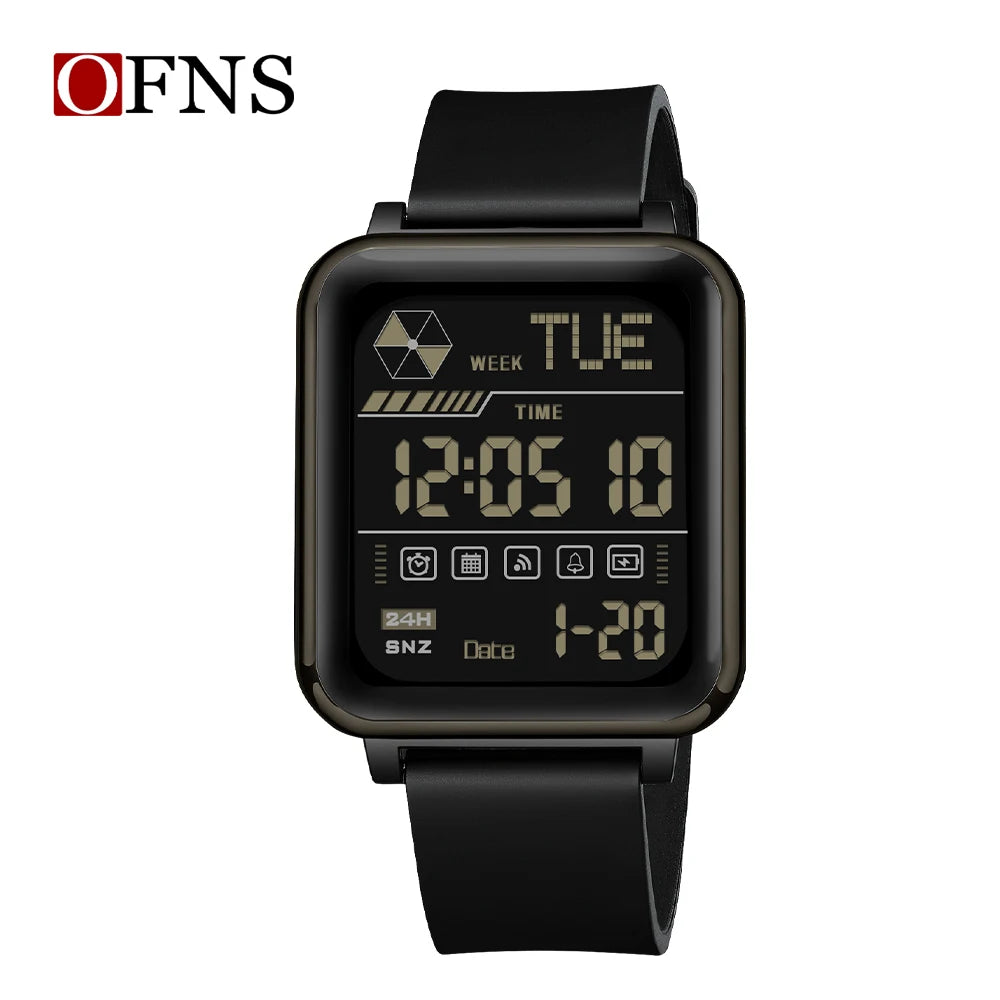Orologio Digitale Uomo LED Sveglia Sportivo
