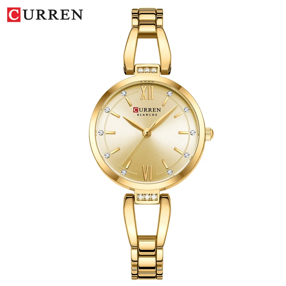 Orologio Donna 30mm Quarzo Elegante Acciaio Moda Casual
