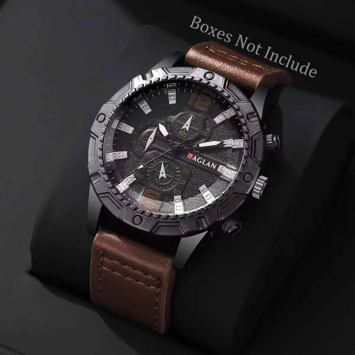 Orologio Uomo Quarzo Elegante Cinturino Similpelle Moda Casual