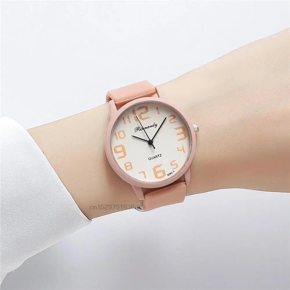 Orologio Donna Quarzo Cinturino Silicone – Quadrante 36 mm Stile Moda Casual