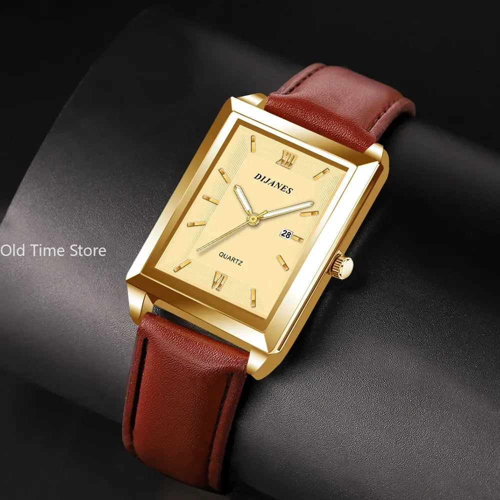 Orologio Uomo Casual Quarzo Similpelle Elegante 40mm