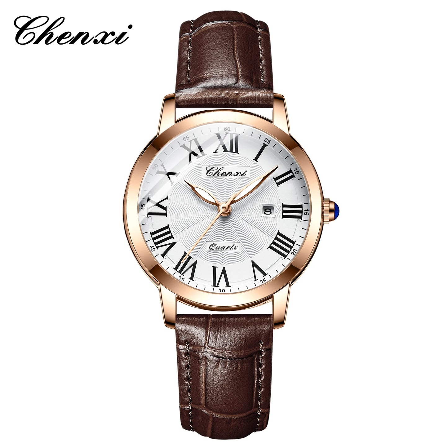 Orologio Donna Elegante al Quarzo Cinturino Similpelle Cassa Lega Moda Casual