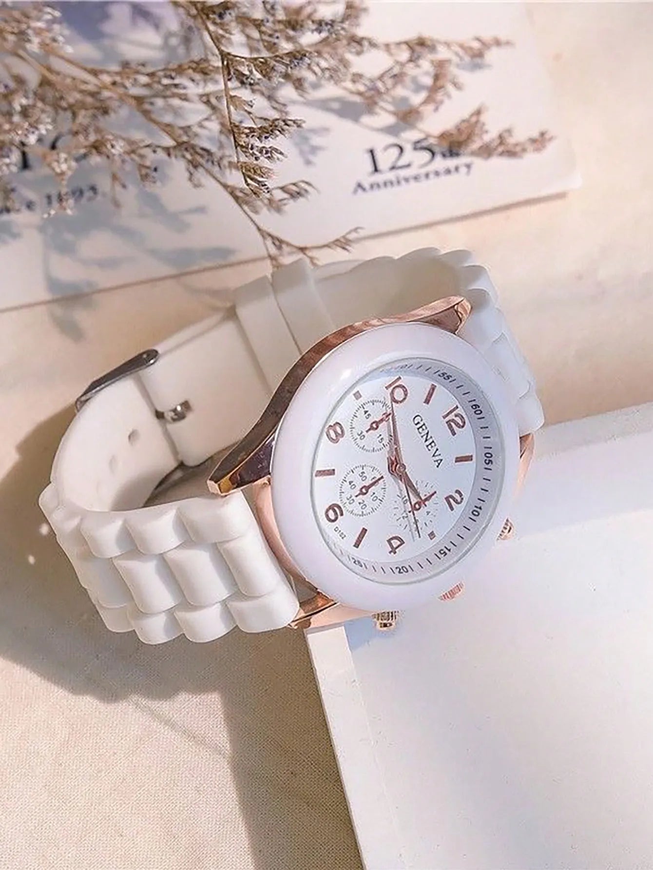 Orologio Donna Quarzo – Cinturino Silicone Moda Casual Quadrante 36 mm