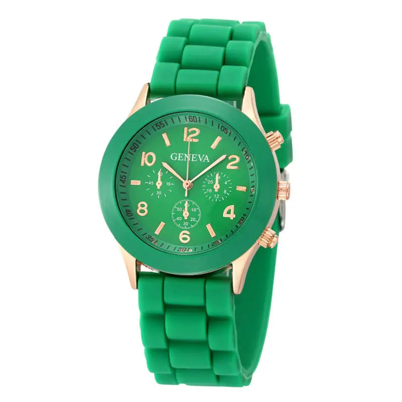 Orologio Donna Quarzo Elegante – Cinturino Silicone Cassa Lega