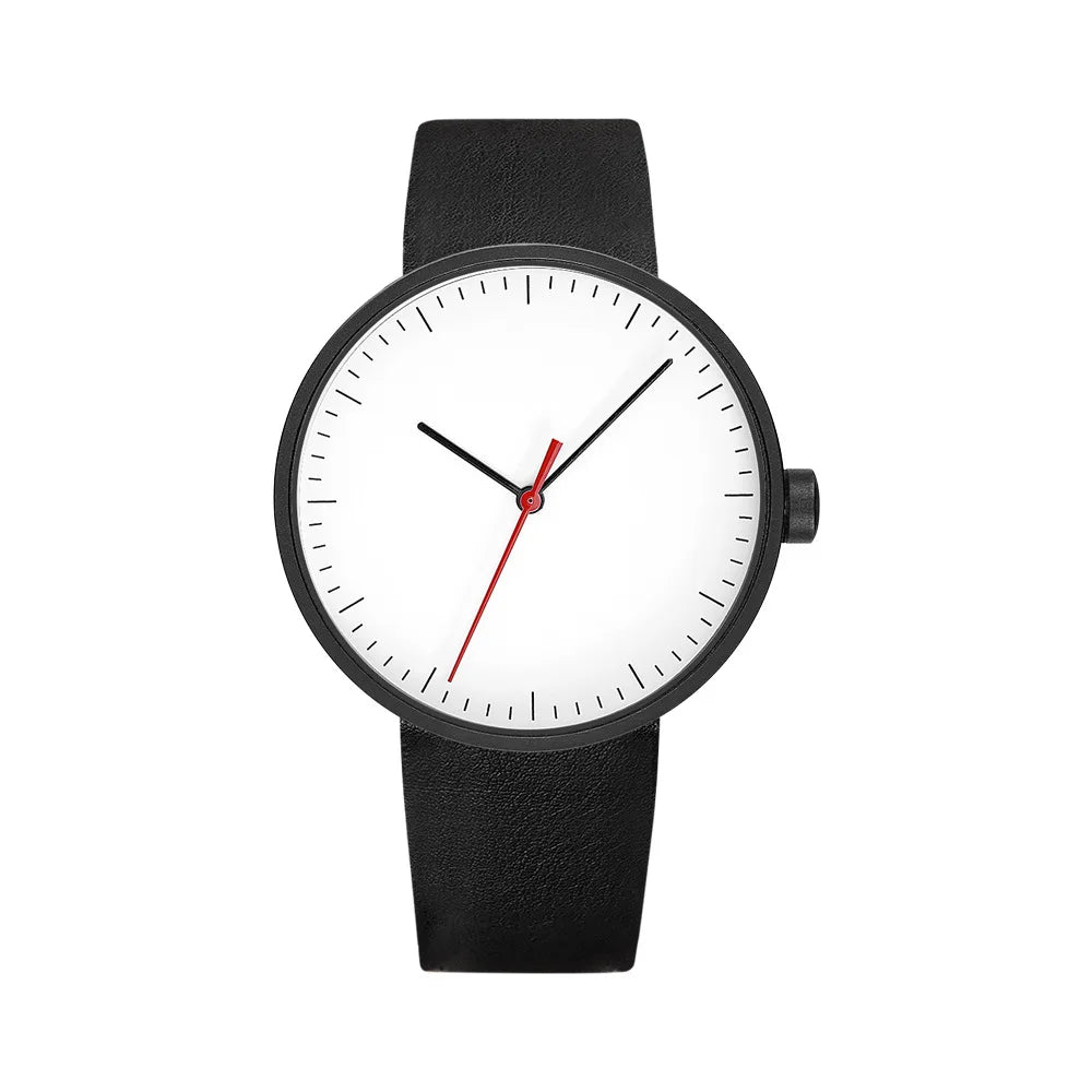 Orologio Uomo Quarzo Elegante Similpelle  Stile Minimal