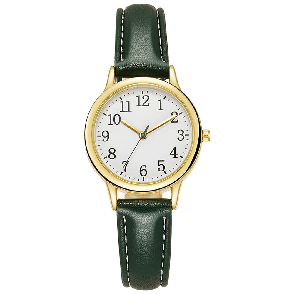 Orologio Donna Quarzo Elegante Similpelle Design Semplice e alla Moda