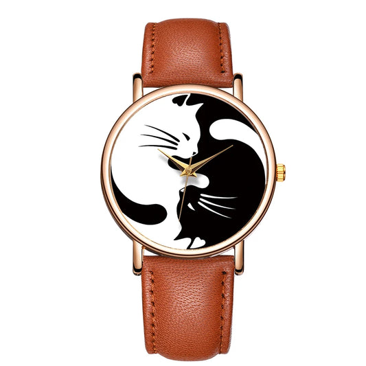 Orologio Donna Quarzo Moda Casual Cinturino Similpelle Elegante