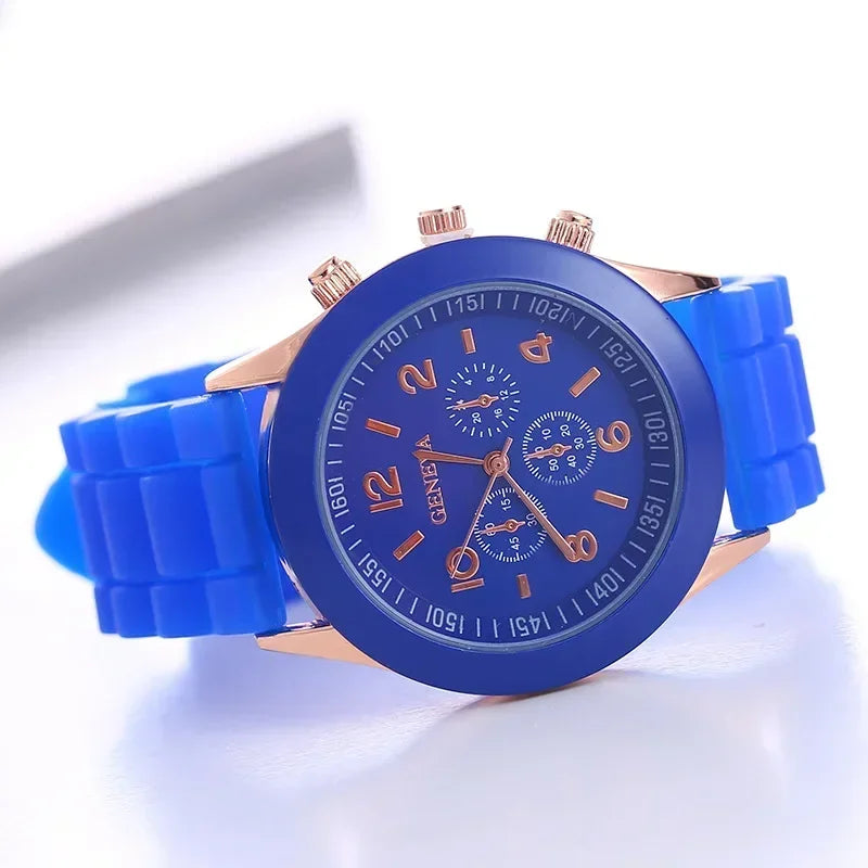 Orologio Donna Quarzo Elegante – Cinturino Silicone Cassa Lega
