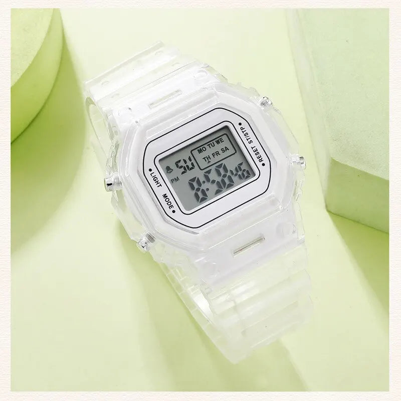 Orologio da Donna Digitale LED Silicone Sportivo Elettronico